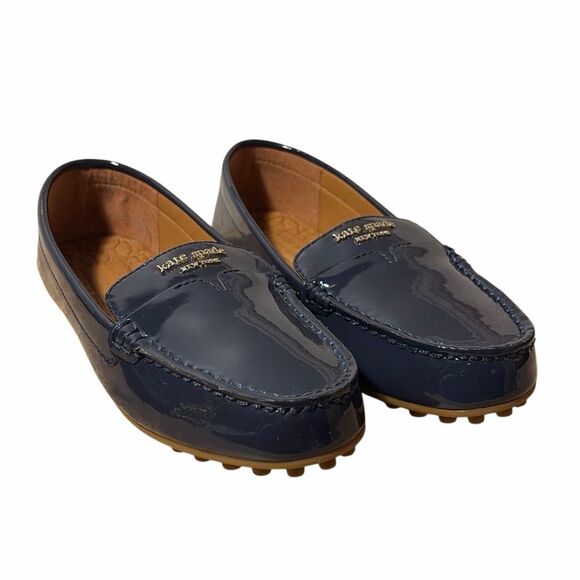 Kate Spade Boat Party - Patent Leather Blazer Blue Shake Loafer - Women’s Sz 5B - Picture 5 of 7